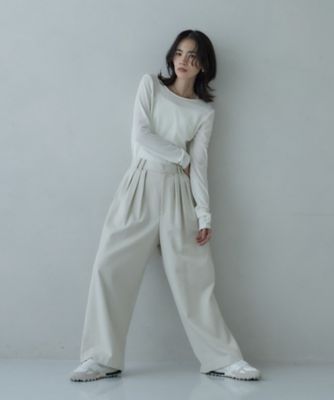 タックワイドパンツ（2002544005） | GALLEST (Women