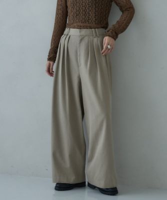 GALLEST (Women)/ギャレスト タックワイドパンツ(2002544005) ベージュ052 パンツ・ズボン【三越伊勢丹/公式】
