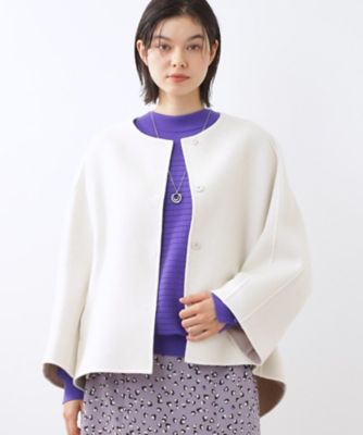 リバー仕立てショートコート（2002544020） | Reflect