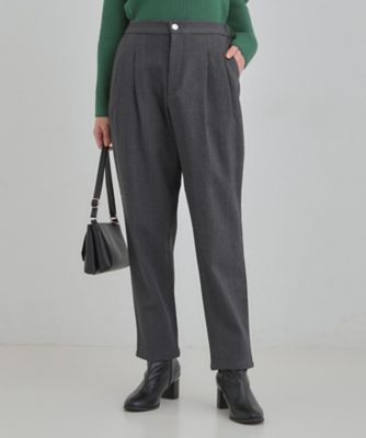 ＜SHOO LA RUE (Women)＞ウールフィール裏起毛テーパード（２００２５４４０４７）