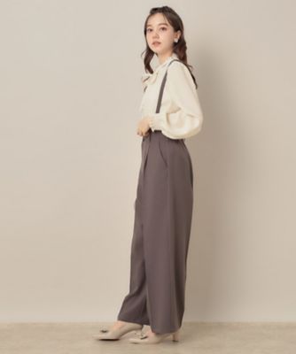 フェミニン・通勤】タイ付きピコフリルブラウス（2002544126