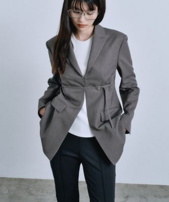 belted chic jacket（2002544127） | CODE
