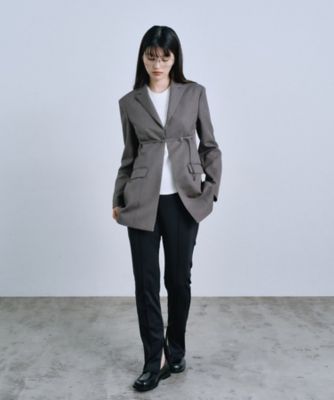 belted chic jacket（2002544127） | CODE