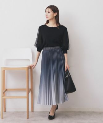 お値下げ希少美品プリーツプリーツ ホワイトグラデーションパンツ 希少美品プリーツプリーツ ホワイトグラデーションパンツ
