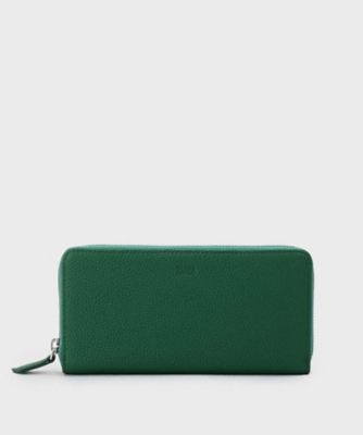 TAKEO KIKUCHI (Men)/タケオキクチ ソフトシュリンクレザー長財布(2002544331) グリーン023 財布・マネークリップ【三越伊勢丹/公式】