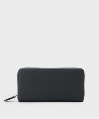 TAKEO KIKUCHI (Men)/タケオキクチ ソフトシュリンクレザー長財布(2002544331) アオ093 財布・マネークリップ【三越伊勢丹/公式】