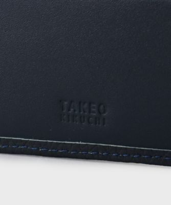チュンTAKEO ソフト＆ナチュラル】ミニメッシュ レザー 2つ折り財布