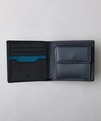 ソフトシュリンクレザー二つ折り財布（2002544334） | TAKEO