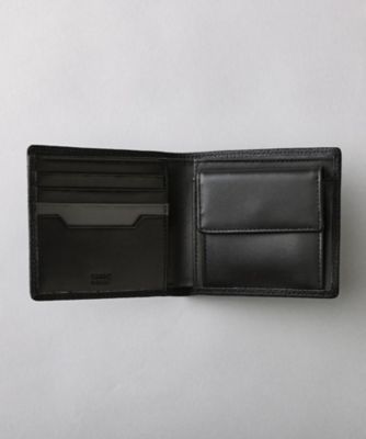 ソフトシュリンクレザー二つ折り財布（2002544334） | TAKEO