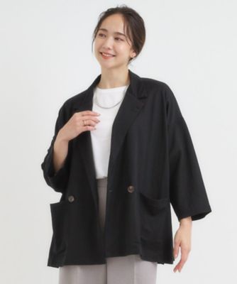 さらっとしたタッチがここちよい Wブレストジャケット