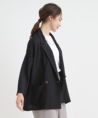 さらっとしたタッチがここちよい Wブレストジャケット
