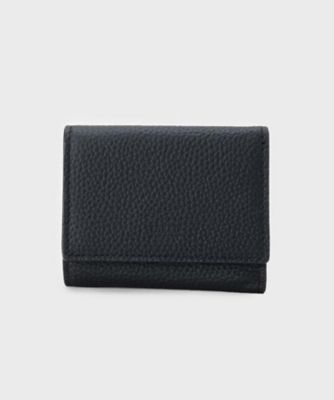 ソフトシュリンクレザー三つ折り財布（2002544439） | TAKEO