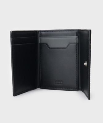 ソフトシュリンクレザー三つ折り財布（2002544439） | TAKEO