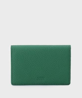 TAKEO KIKUCHI (Men)/タケオキクチ ソフトシュリンクレザー名刺入れ(2002544440) グリーン023 【三越伊勢丹/公式】