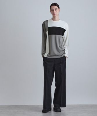 スクエア切り替えカットソー（2002544452） | tk. TAKEO