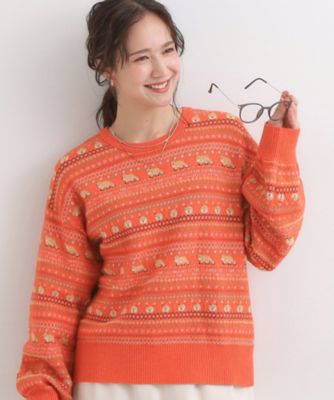 オレンジ系 レディースのニット・セーター | 三越伊勢丹オンライン