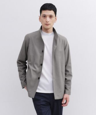 【送料無料】TAKEO KIKUCHI (Men)/タケオキクチ ツイルジャージー イタリアンカラージャケット(2002544560) グレー011 コート・ジャケット【三越伊勢丹/公式】