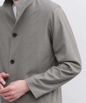 ツイルジャージー イタリアンカラージャケット（2002544560