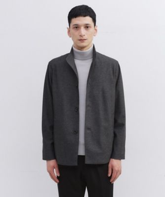 【送料無料】TAKEO KIKUCHI (Men)/タケオキクチ ツイルジャージー イタリアンカラージャケット(2002544560) グレー012 コート・ジャケット【三越伊勢丹/公式】