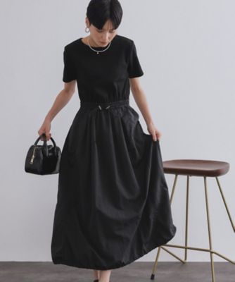 2WAYスピンドル使いドッキングワンピース【洗濯機洗い可