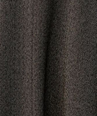 ミディ丈／ウール混】クラシカルヘリンボーン ラメスカート