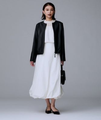 SAGA●USA製/ラムレザー●2way ボアレザージャケット リブ 短丈 M SAGA○USA製/ラムレザー○2way ボアレザージャケット リブ 短丈