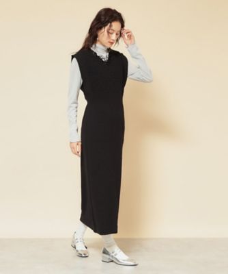 ＜SUNAUNA (Women)＞【ＣＯＬＬＥＣＴＩＯＮ　ＬＩＮＥ】スパンコールニットジャンドレ（２００２５４４５９５）