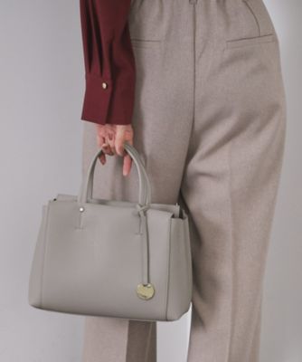 OPAQUE.CLIP (Women)/オペークドットクリップ【2WAY/人間工学】シュリンクミドルトートバッグ(2002544601) グレー012 旅行用かばん・バッグ【三越伊勢丹/公式】