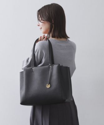 OPAQUE.CLIP (Women)/オペークドットクリップ【人間工学/A4サイズ対応】シュリンクトートバッグ(2002544602) クロ019 旅行用かばん・バッグ【三越伊勢丹/公式】