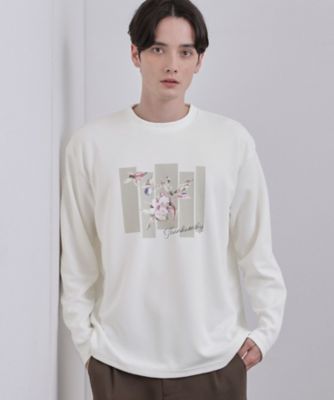 フロントフラワーカットソー（2002544617） | tk. TAKEO