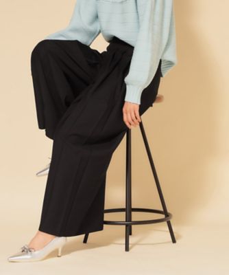 ＜SUNAUNA (Women)＞【ＣＯＬＬＥＣＴＩＯＮ　ＬＩＮＥ】プリーツパンツ（２００２５４４６２４）