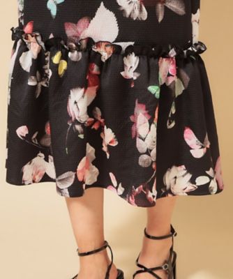 COLLECTION LINE】チャイナ花柄ワンピース