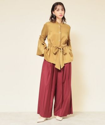 COLLECTION LINE】フレアスリーブブラウス