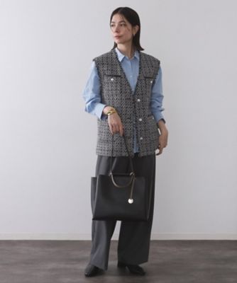 ノッポページ 軽量／2WAY／A4サイズ対応】3層仕様大容量合成皮革トート