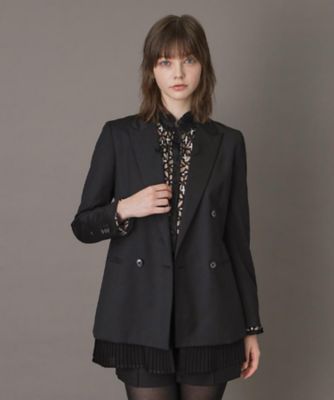 ★美品★ebure★カシミヤダブルジャケット★ ☆美品☆ebure☆カシミヤダブルジャケット☆ エブール カシミヤ