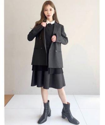 モデル美香×DRESSTERIOR】美香さんコラボプリーツヘム