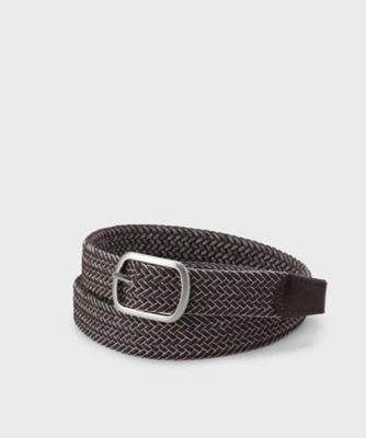 TAKEO KIKUCHI (Men)/タケオキクチ メランジリバーシブルゴムメッシュベルト(2002544693) チャ543 【三越伊勢丹/公式】