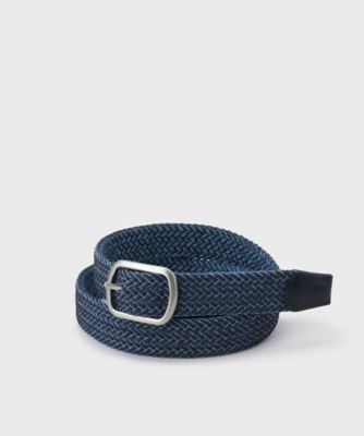 TAKEO KIKUCHI (Men)/タケオキクチ メランジリバーシブルゴムメッシュベルト(2002544693) アオ594 【三越伊勢丹/公式】