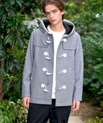 Safari12月号掲載】グレー メルトンダッフルジャケット