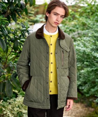 DRESSTERIOR (Men) /ドレステリア キルティング ハンティングジャケット(2002544730) カーキ026 コート・ジャケット【三越伊勢丹/公式】