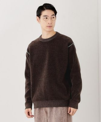 Black&White セーター　タグ付き新品　定価19800円　お値下げ不可 洗える】ペイズリーニットプルオーバー（ニット/セーター） | tk.TAKEO