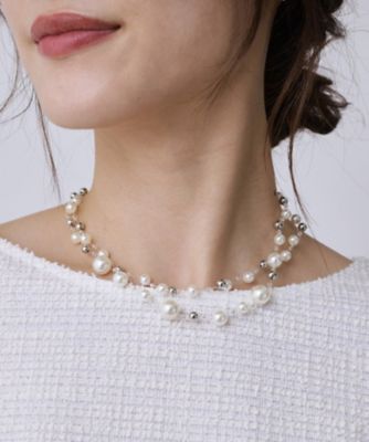まるでミニバックの様なインパクト大な CHANEL パールネックレス org.jpg