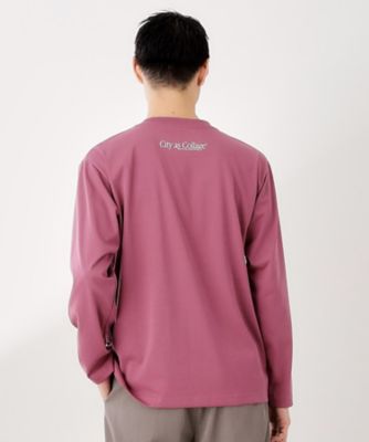 フォトグラフプリント長袖Tシャツ【洗濯機OK