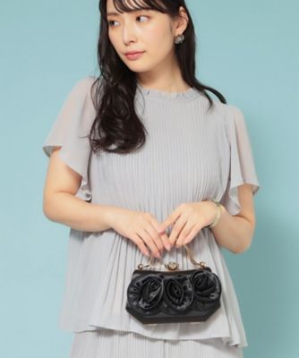 2Way】フラワーモチーフパーティバッグ