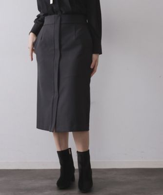 ＜OPAQUE.CLIP (Women)＞ミドル丈タイトスカート【洗濯機ＯＫ】（２００２５４５１２６）