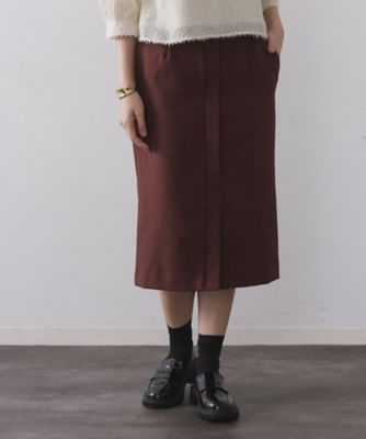 【SALE】OPAQUE.CLIP (Women)/オペークドットクリップ ミドル丈タイトスカート(2002545126) チャ043 ひざ丈スカート【三越伊勢丹/公式】