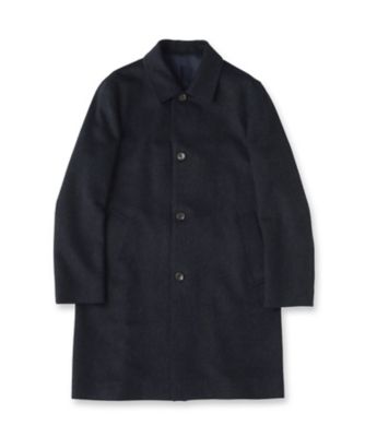 カシミヤブレンド ビーバー調ステンカラーコート