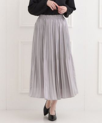 ＜SHOO LA RUE (Women)＞【洗える／着丈選べる】軽やかプリーツスカート（２００２５４５１９０）