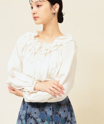 美品♡ANAYIライトダブルクロスペプラムブラウス ANAYI（アナイ）の「ライトダブルクロスペプラムブラウス