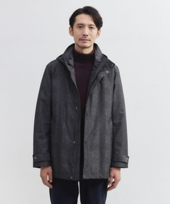 【送料無料】TAKEO KIKUCHI (Men)/タケオキクチ グレンチェック ダウンライナー ブルゾン(2002545294) グレー211 コート・ジャケット【三越伊勢丹/公式】